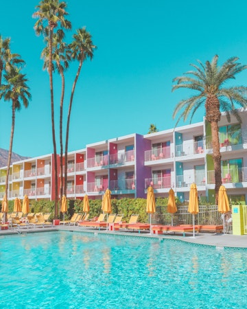 Saguaro Hotel Poolside in Palm Springs
