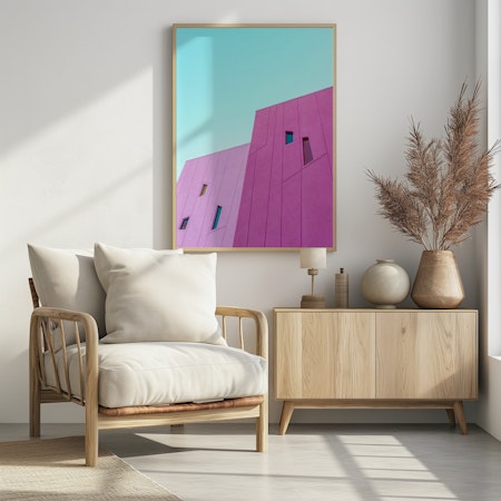 Saguaro Hotel Pink Building Walls