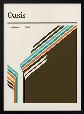 Oasis Retro Gig poster