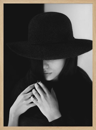 Woman in black