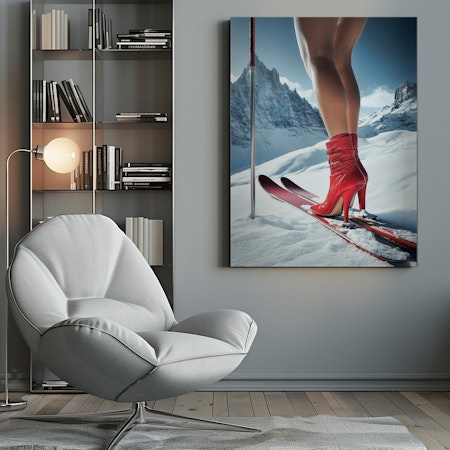 Ski Glamour High Heels