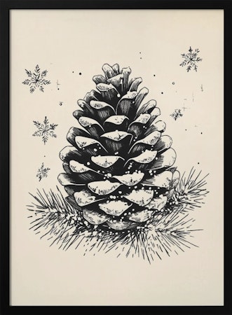Snöig kotte