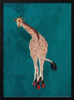 Quirky Giraffe Green