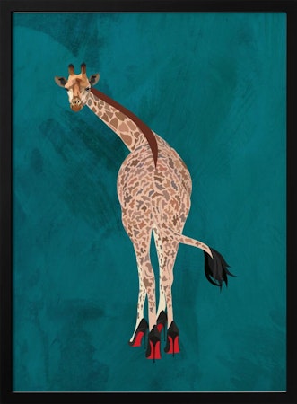 Quirky Giraffe Green