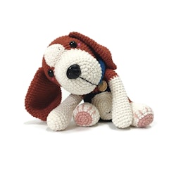 Amigurumi kit Beagle • Hund • Virkset gosedjur • DIY-kit • Crochetbykim