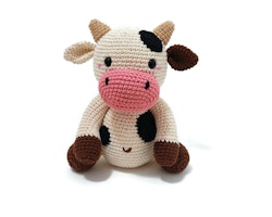 VIRKMÖNSTER KO ROSALITA • Bondgårdsdjur • amigurumi virkbeskrivning • crochetbykim • PDF