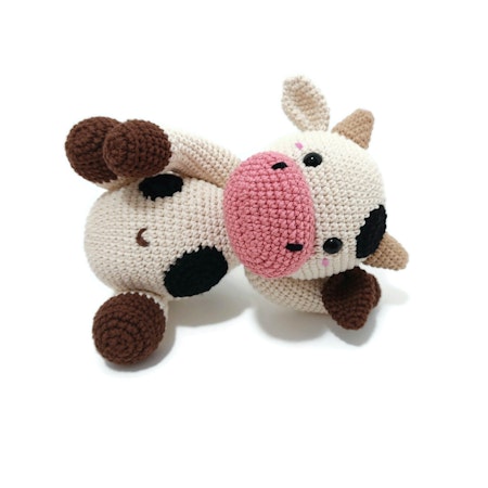 VIRKMÖNSTER KO ROSALITA • Bondgårdsdjur • amigurumi virkbeskrivning • crochetbykim • PDF