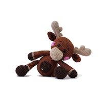 VIRKMÖNSTER ÄLG WOODY • Skogsdjur • amigurumi virkbeskrivning • crochetbykim • PDF