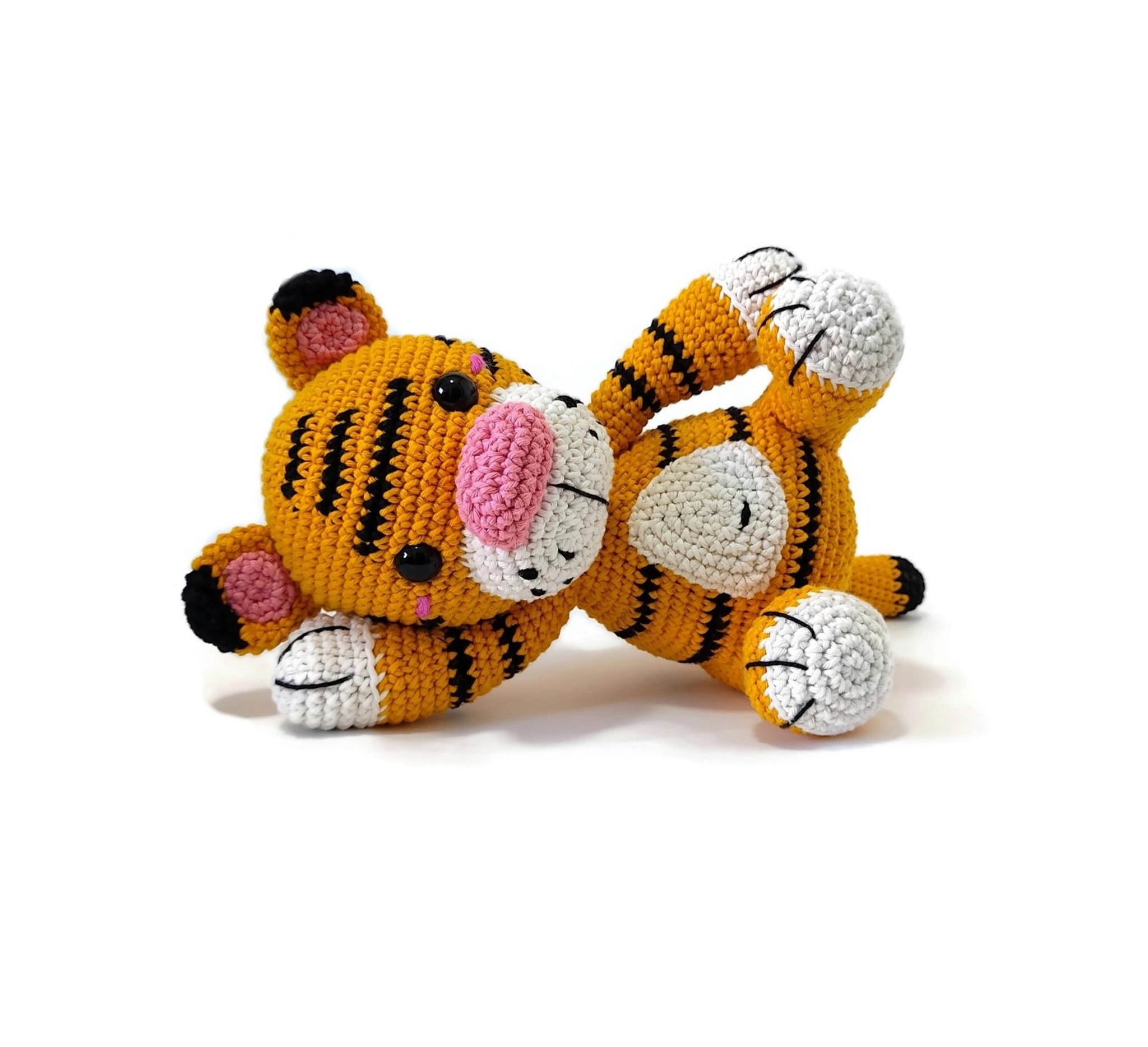 Amigurumi kit Tiger Curry • Safari • Virkset gosedjur • DIY-kit • Crochetbykim