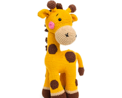 Amigurumi kit Bao Giraff • Safari • Virkset gosedjur • DIY-kit • Crochetbykim
