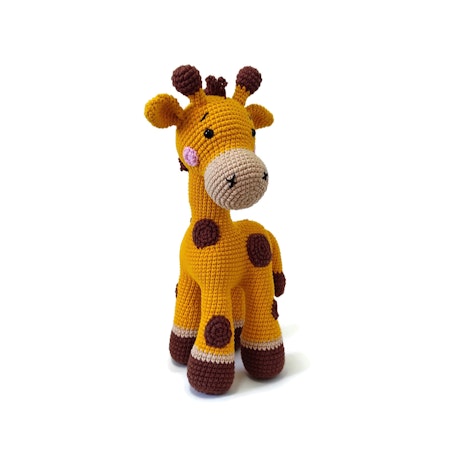 VIRKMÖNSTER Giraff Bao • Safari • amigurumi virkbeskrivning • crochetbykim • PDF