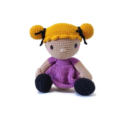 VIRKMÖNSTER EVY • Docka • amigurumi virkbeskrivning • crochetbykim • PDF