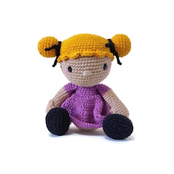 VIRKMÖNSTER EVY • Docka • amigurumi virkbeskrivning • crochetbykim • PDF