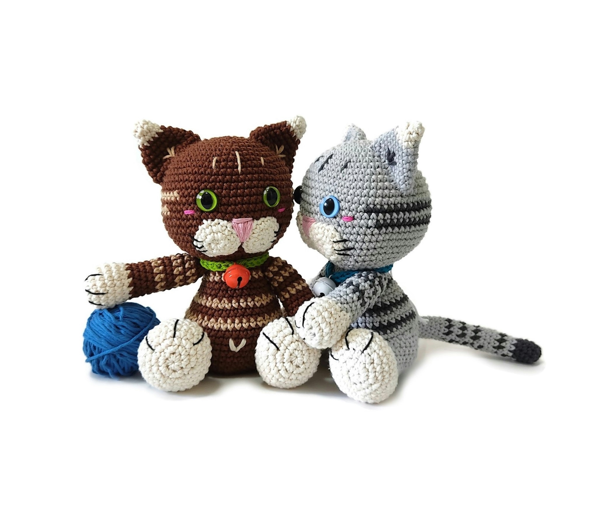 VIRKMÖNSTER Katten Picatso • husdjur • amigurumi virkbeskrivning • crochetbykim • PDF