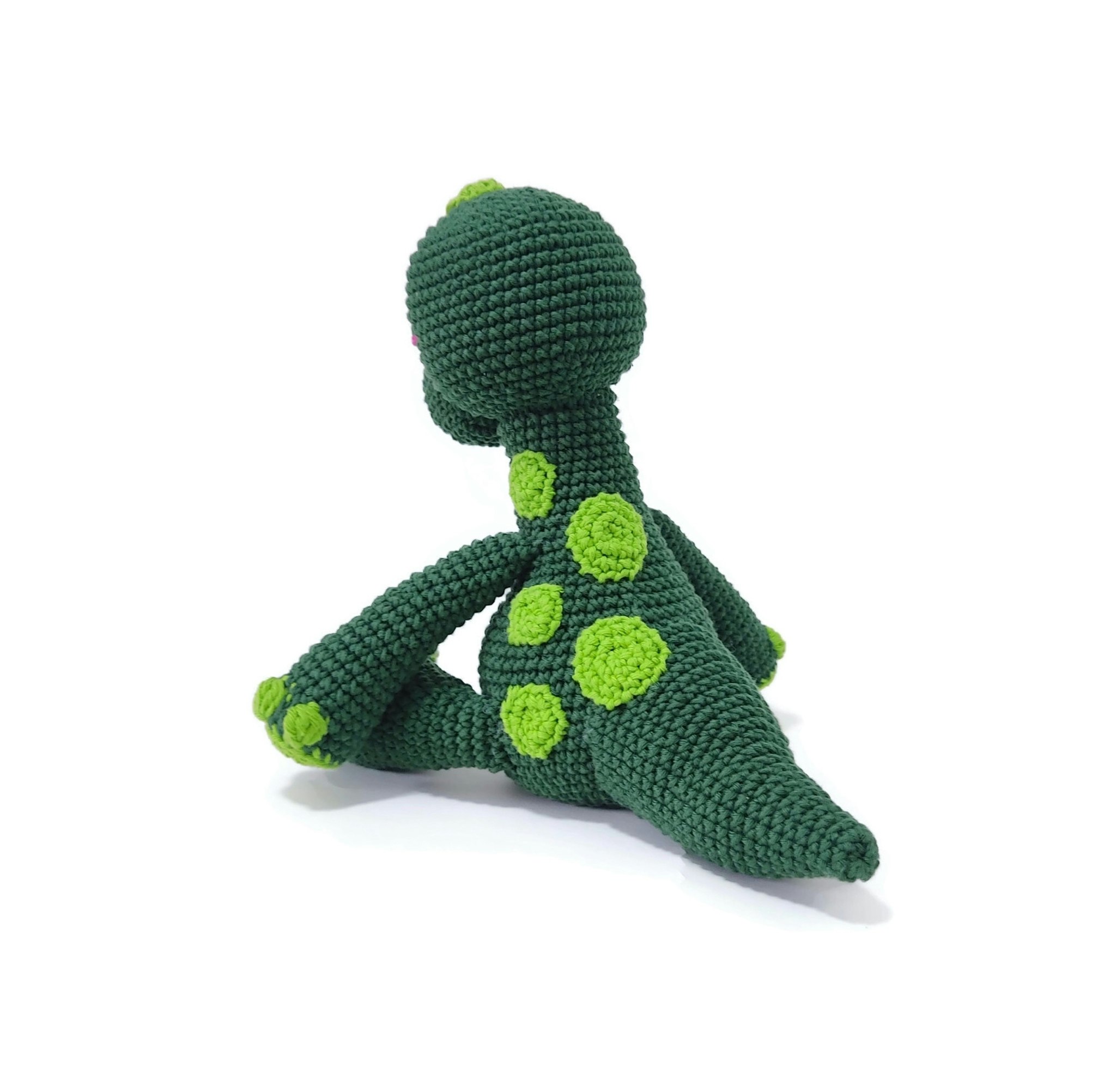 VIRKMÖNSTER Brontosaurus Broccoli • Dinosaurie • amigurumi virkbeskrivning • crochetbykim • PDF