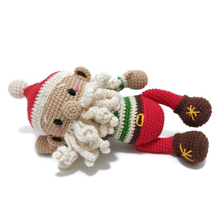 VIRKMÖNSTER  Jultomte Klas  • Jul Christmas Docka • amigurumi virkbeskrivning • crochetbykim • PDF