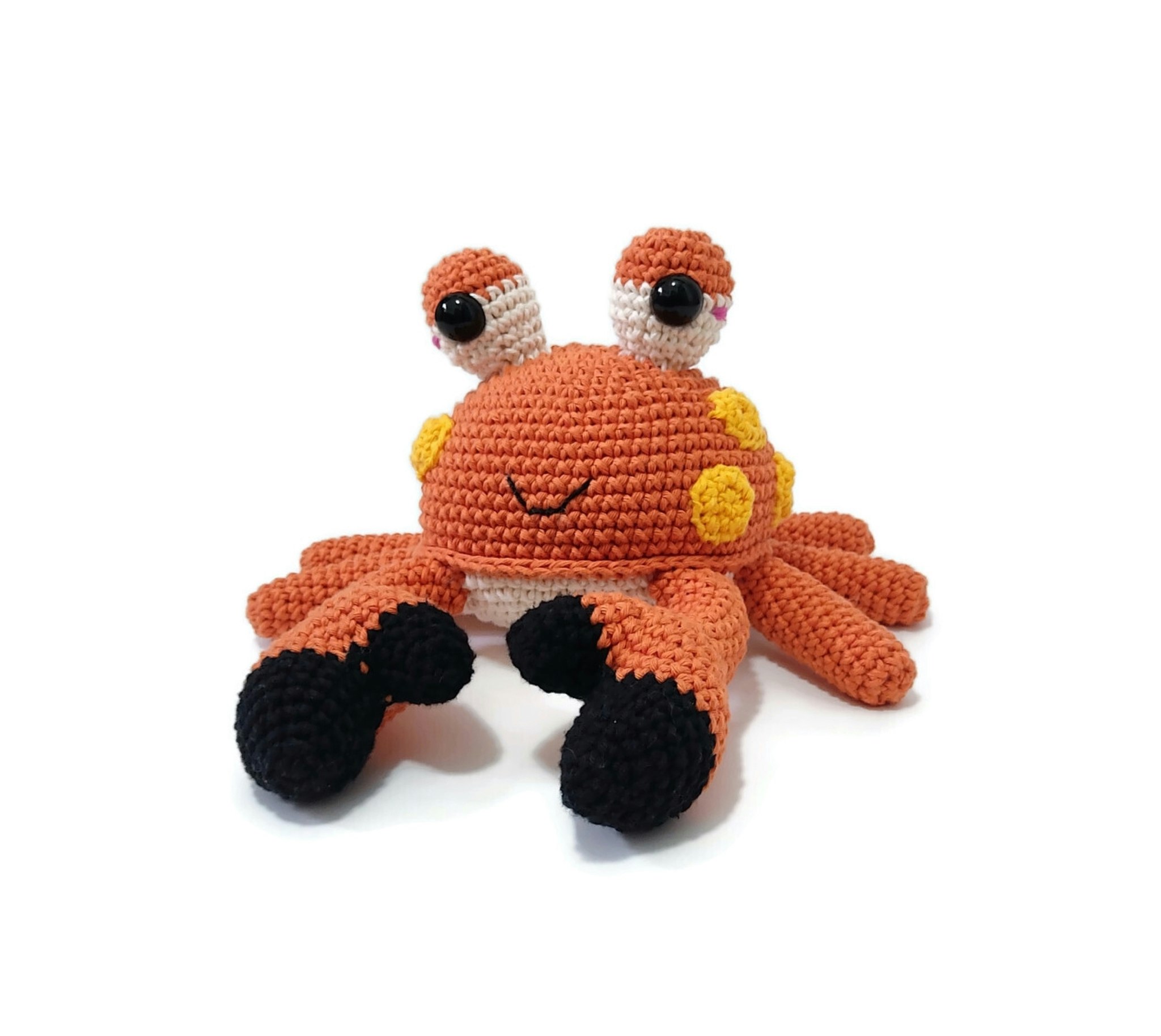 VIRKMÖNSTER Krabba MR Hammer • Vatten Hav • amigurumi virkbeskrivning • crochetbykim • PDF