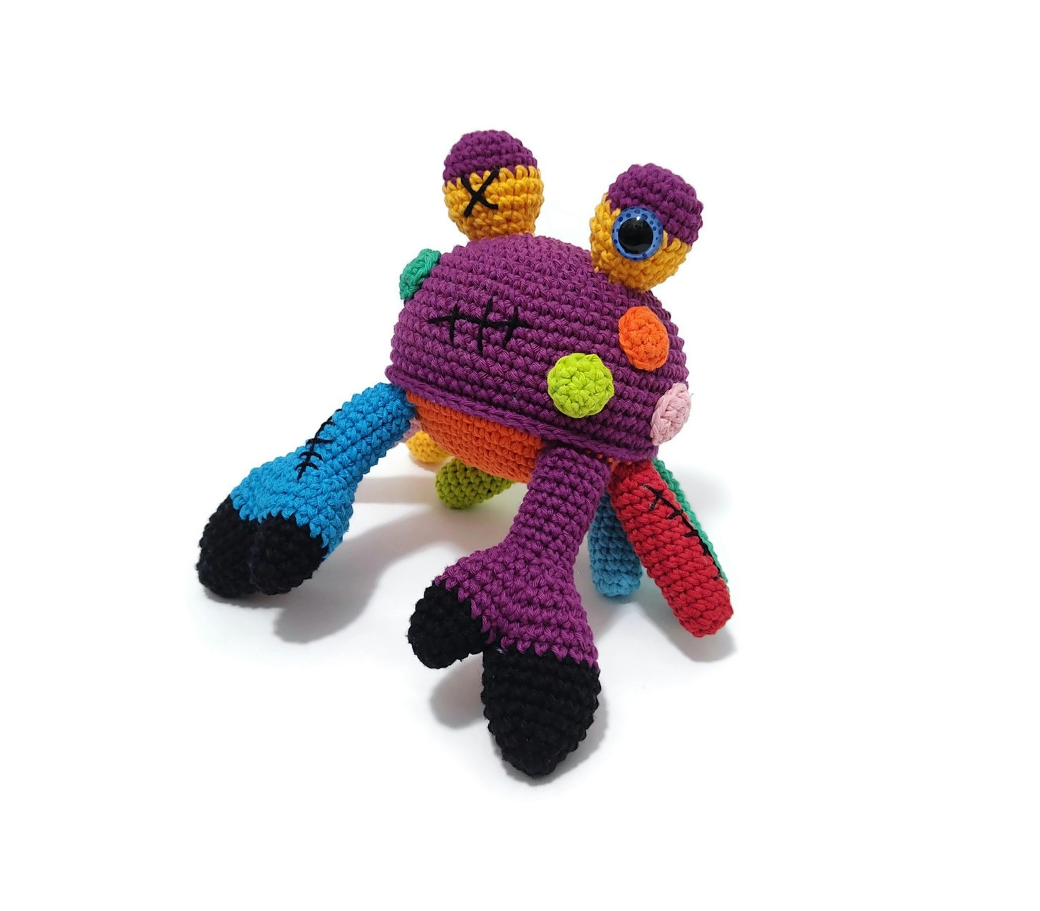 VIRKMÖNSTER Krabba MR Hammer • Vatten Hav • amigurumi virkbeskrivning • crochetbykim • PDF