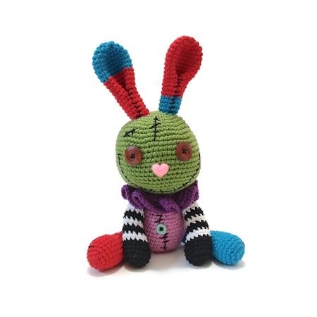 VIRKMÖNSTER Buffy Evil Bunny •Halloween • amigurumi virkbeskrivning • crochetbykim • PDF