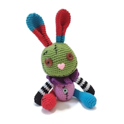 VIRKMÖNSTER Buffy Evil Bunny •Halloween • amigurumi virkbeskrivning • crochetbykim • PDF