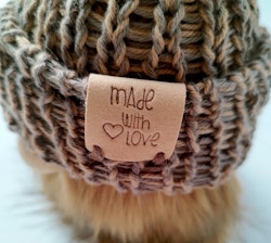 Made with love Märken • Amigurumi • virkade gosedjur • Tags • Labels