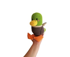 VIRKMÖNSTER Gräsand Mallard • Fågel Anka • amigurumi virkbeskrivning • crochetbykim • PDF