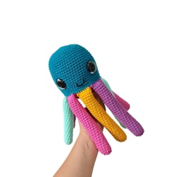 VIRKMÖNSTER Bäckfisken Turbo • NO SEW • Havsdjur Octopus • amigurumi virkbeskrivning • crochetbykim • PDF