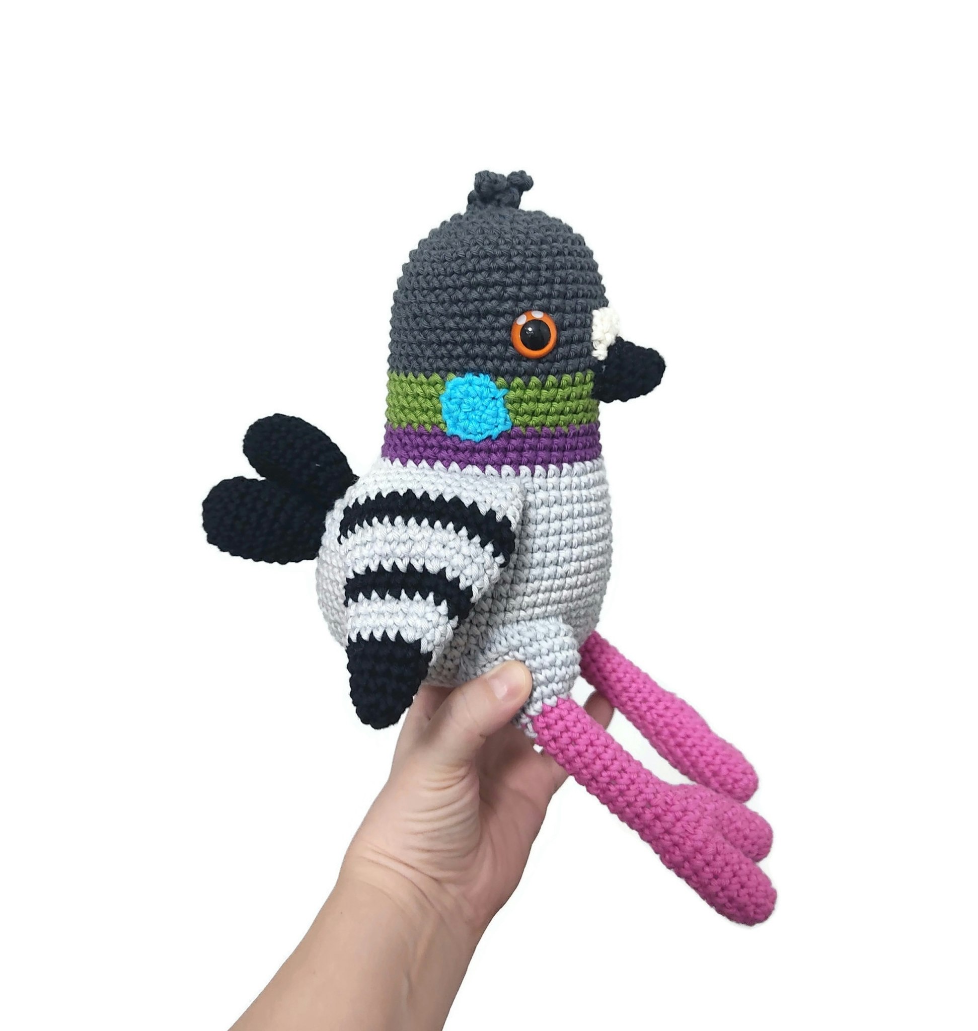 VIRKMÖNSTER Duvan Patty  • Fågel Duva • amigurumi virkbeskrivning • crochetbykim • PDF