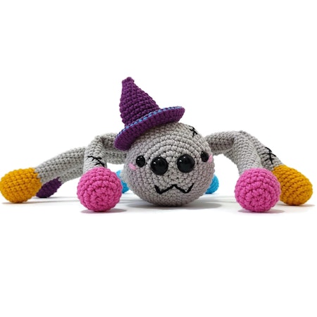 VIRKMÖNSTER Creeper Spindel •Halloween • amigurumi virkbeskrivning • crochetbykim • PDF