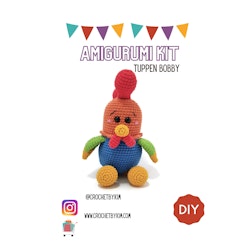 Amigurumi kit Bobby • Tupp • Virkset gosedjur • DIY-kit • Crochetbykim