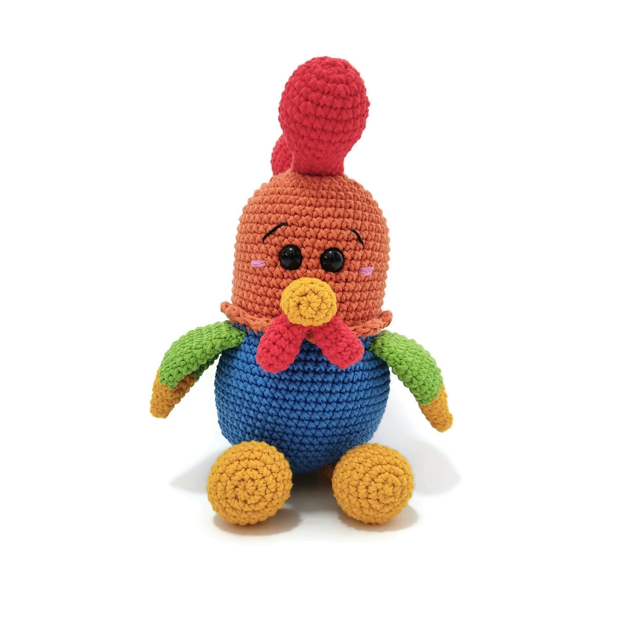 Amigurumi kit Bobby • Tupp • Virkset gosedjur • DIY-kit • Crochetbykim