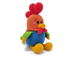 Amigurumi kit Bobby • Tupp • Virkset gosedjur • DIY-kit • Crochetbykim