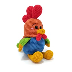 Amigurumi kit Bobby • Tupp • Virkset gosedjur • DIY-kit • Crochetbykim