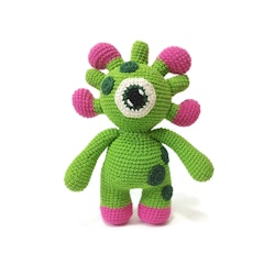 VIRKMÖNSTER Monster Blinky • Färgglad • amigurumi virkbeskrivning • crochetbykim • PDF