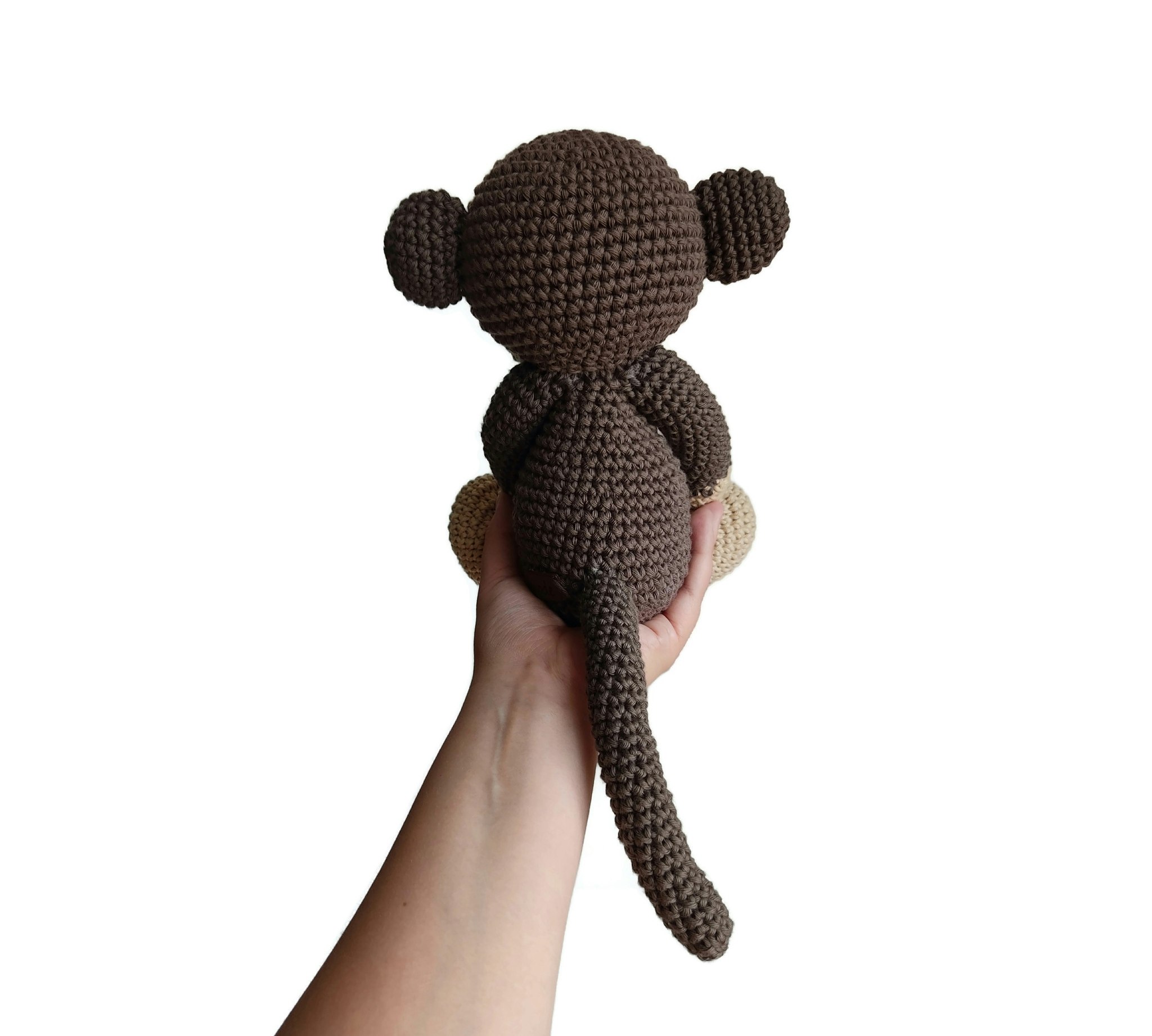 VIRKMÖNSTER Apa Brownie • Safari • amigurumi virkbeskrivning • crochetbykim • PDF