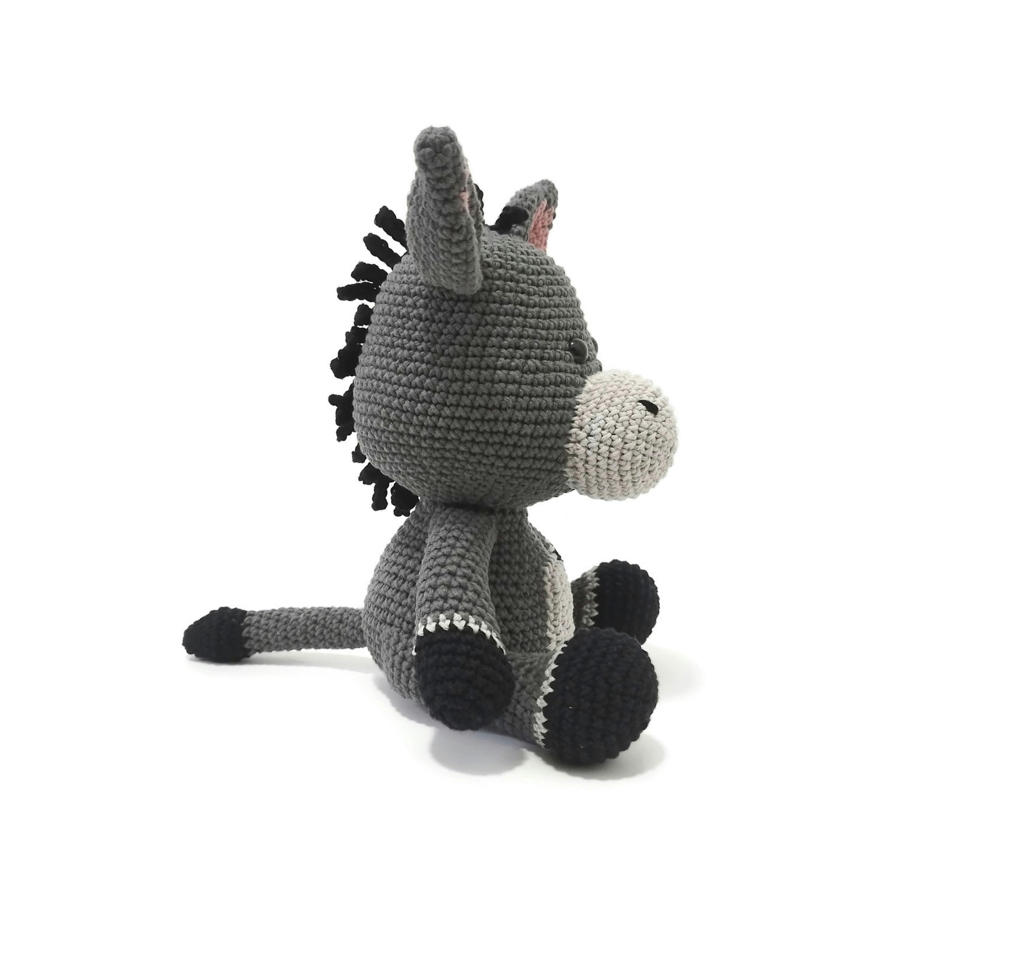 VIRKMÖNSTER Åsnan ANCO • Afrikanskt djur • amigurumi virkbeskrivning • crochetbykim • PDF