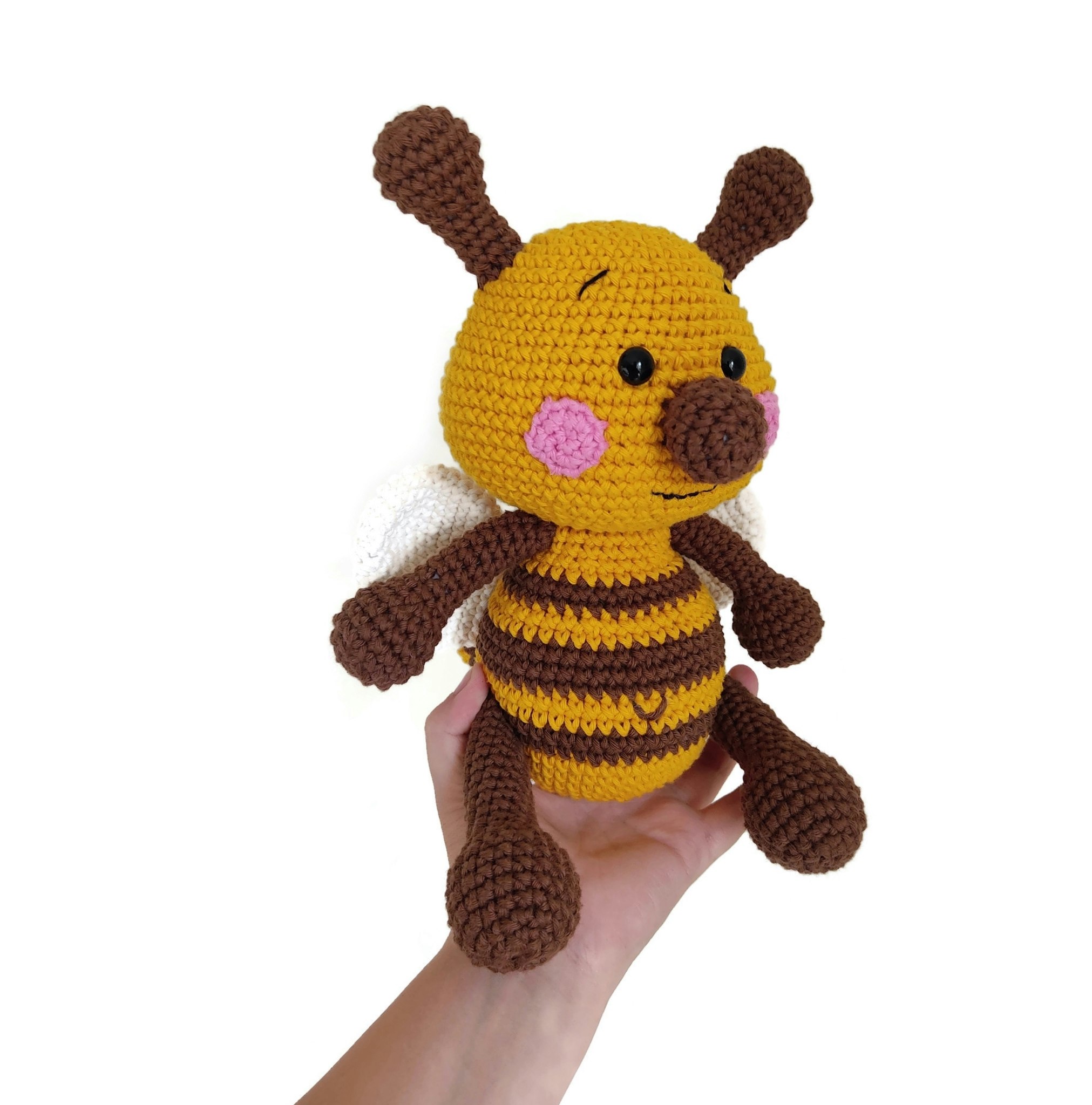 Amigurumi kit Bi Beerit • Humla • Virkset gosedjur • DIY-kit • Crochetbykim