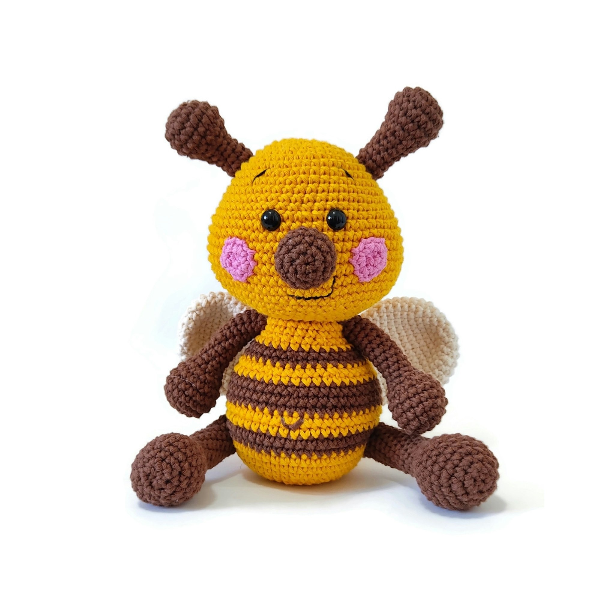 Amigurumi kit Bi Beerit • Humla • Virkset gosedjur • DIY-kit • Crochetbykim