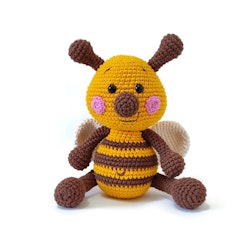 Amigurumi kit Bi Beerit • Humla • Virkset gosedjur • DIY-kit • Crochetbykim