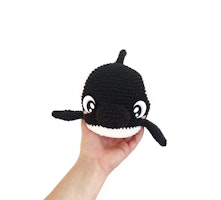 VIRKMÖNSTER PANDA Späckhuggare • Orca • amigurumi virkbeskrivning • crochetbykim • PDF