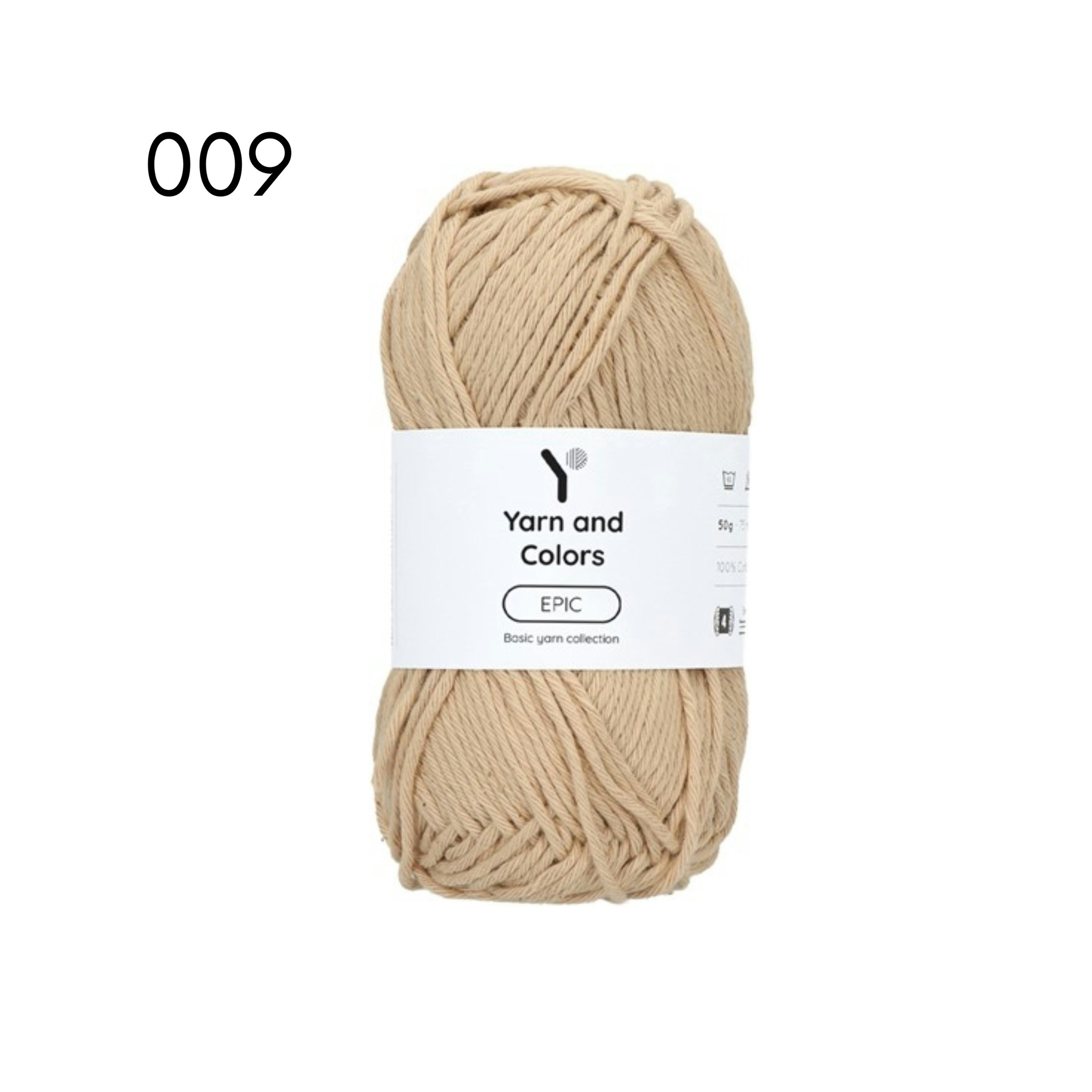 Yarn and colors - EPIC 8/8 bomullsgarn