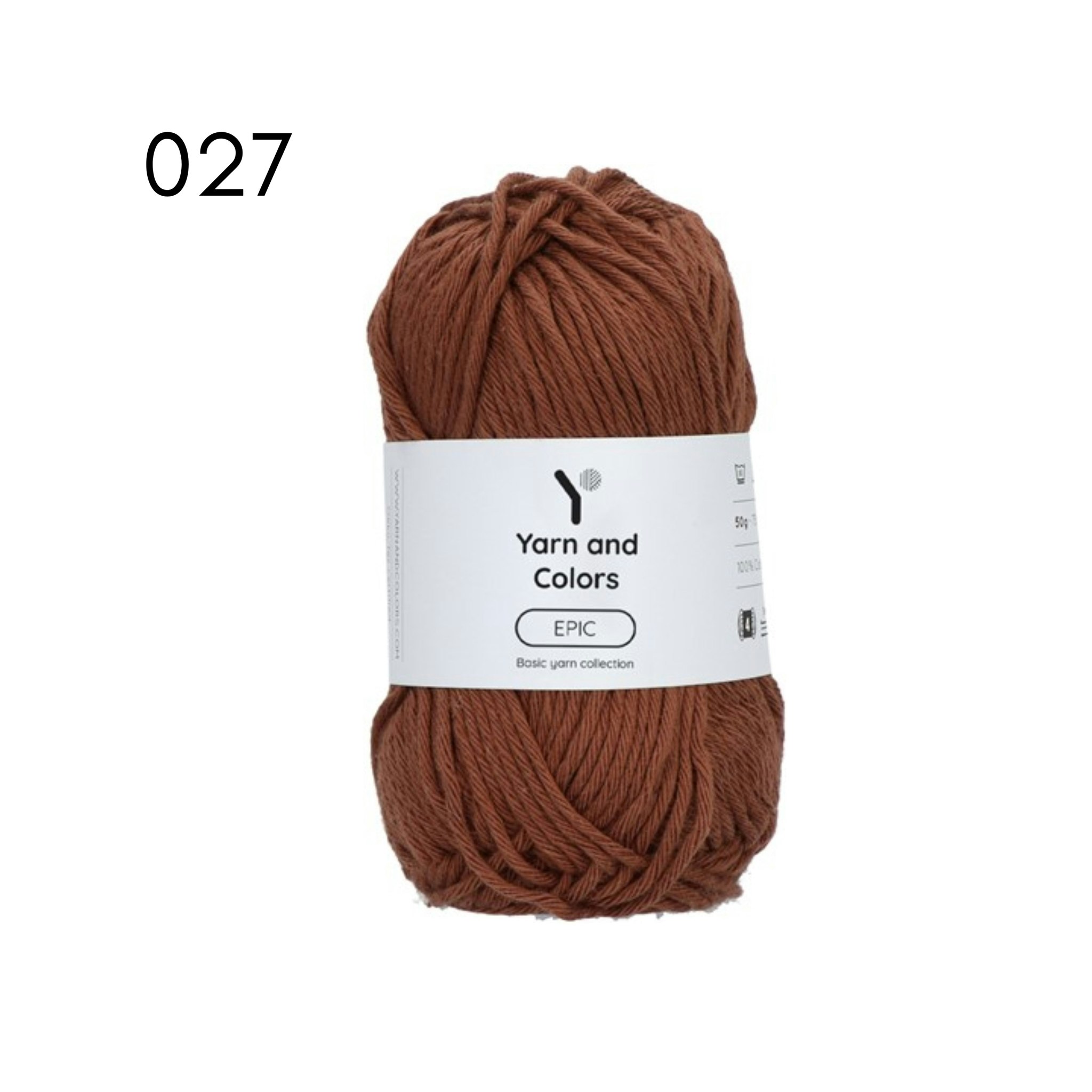 Yarn and colors - EPIC 8/8 bomullsgarn