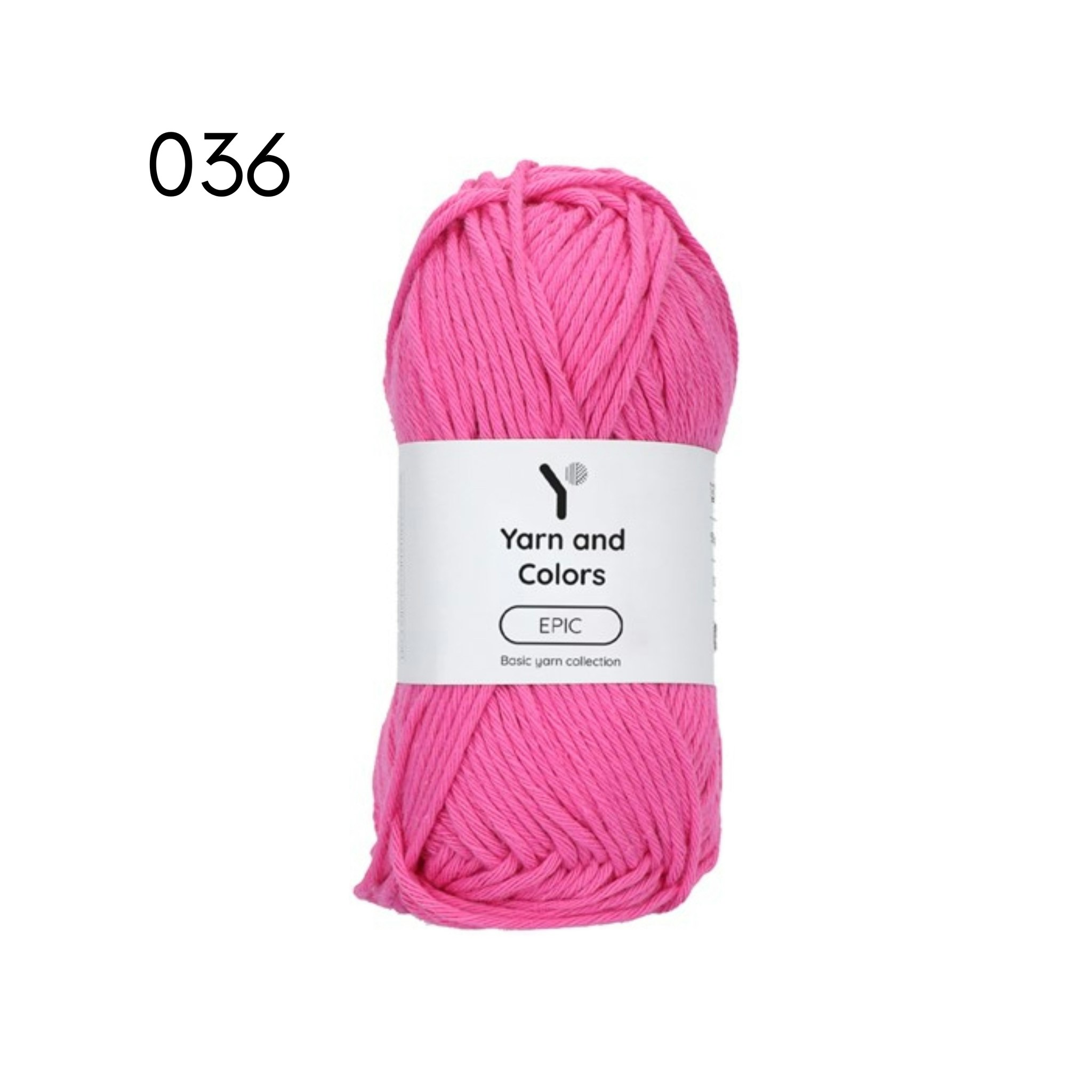 Yarn and colors - EPIC 8/8 bomullsgarn