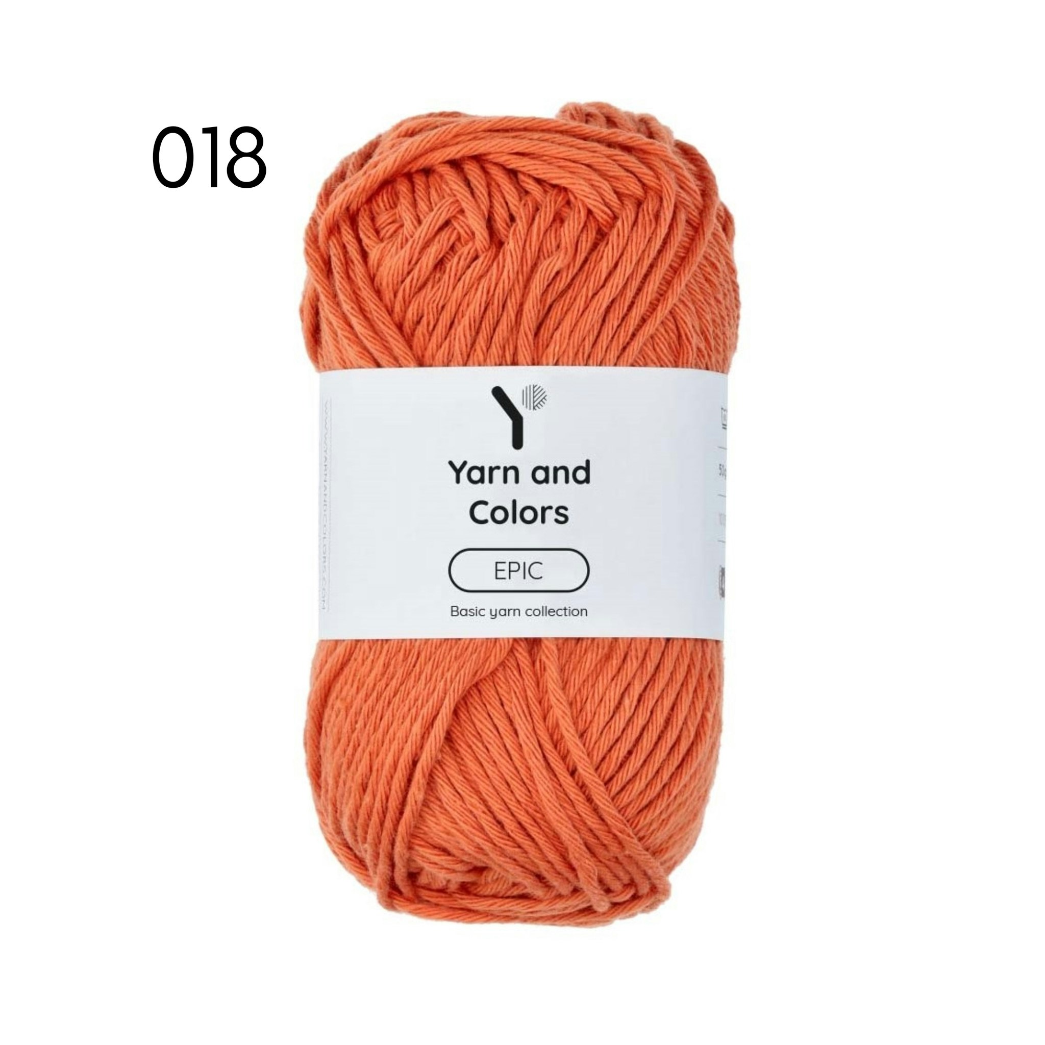 Yarn and colors - EPIC 8/8 bomullsgarn