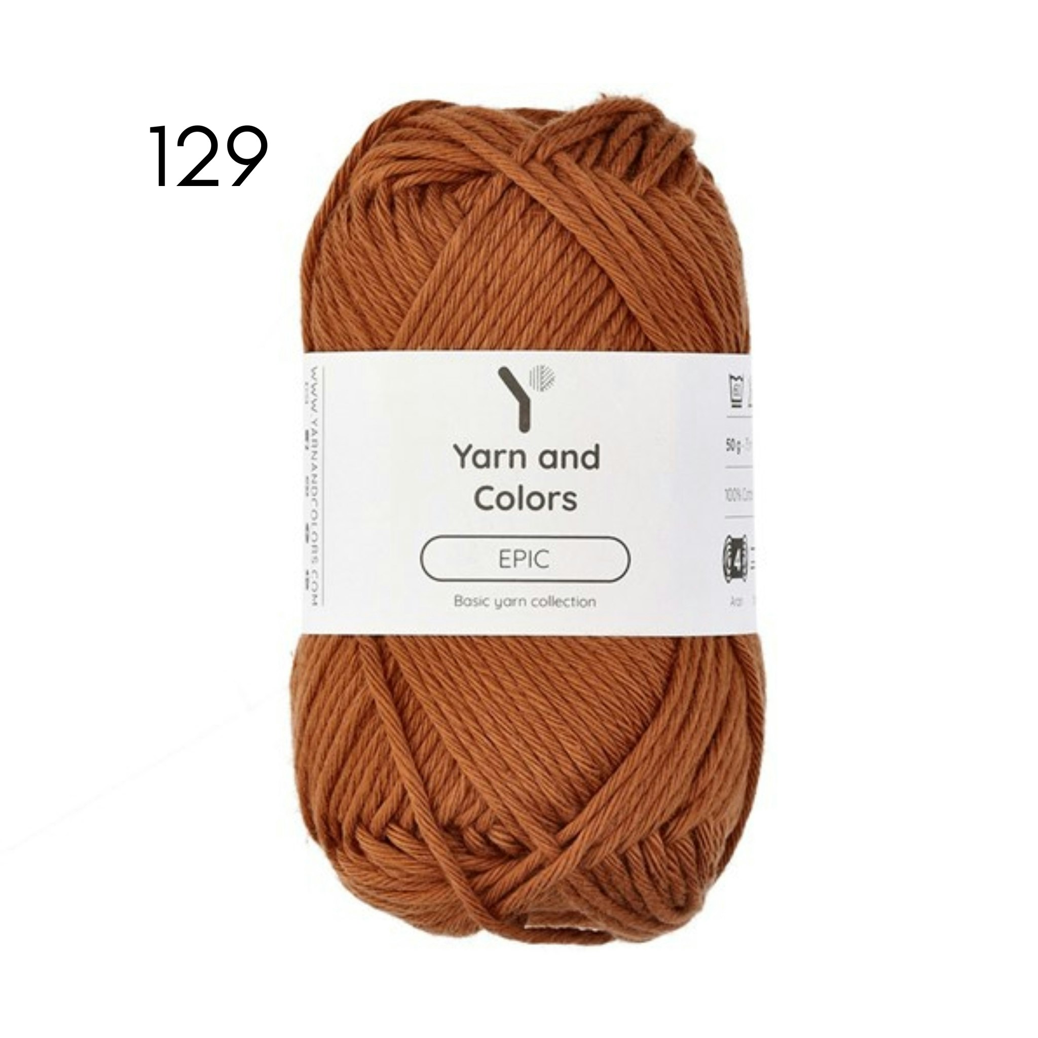 Yarn and colors - EPIC 8/8 bomullsgarn