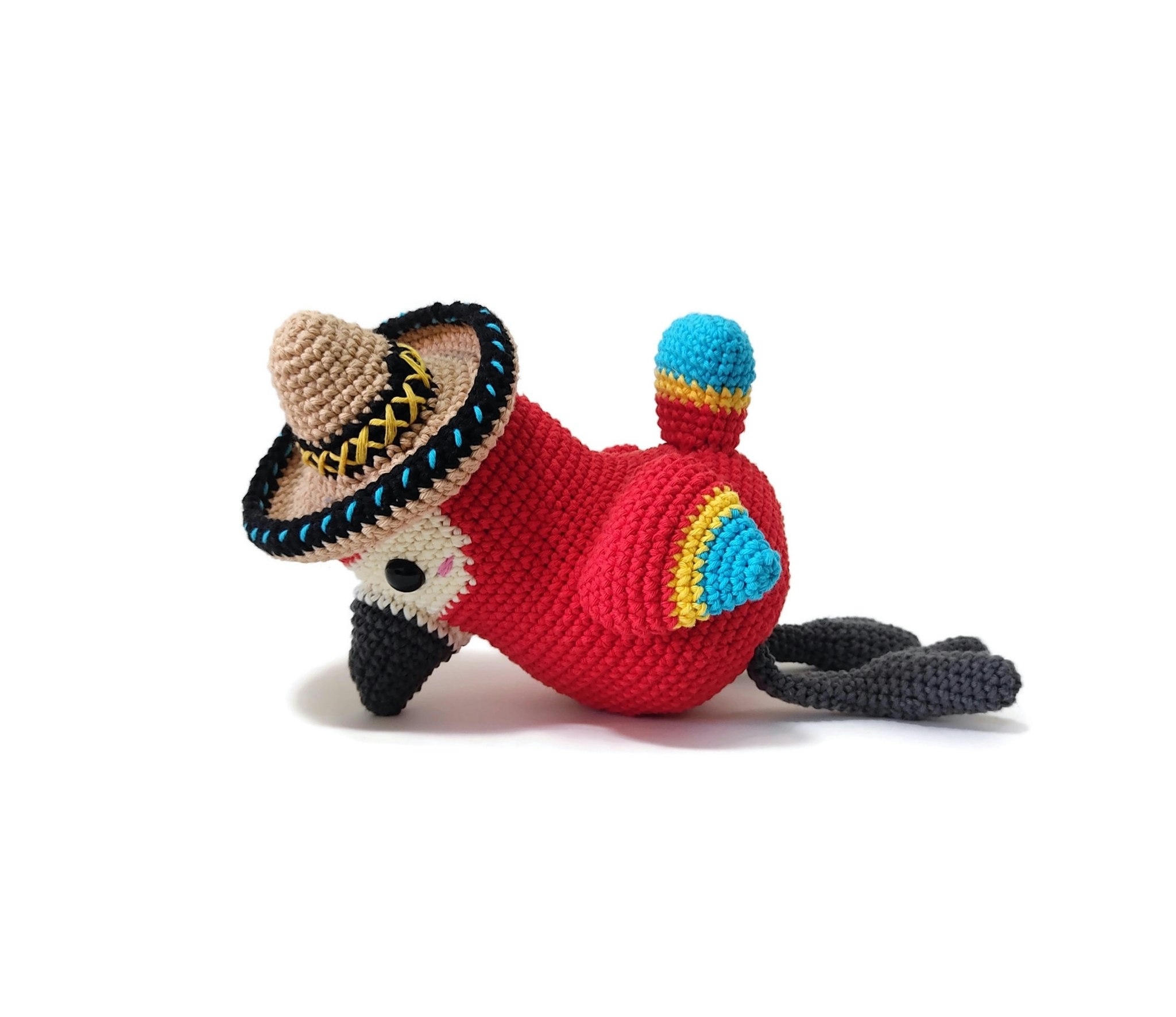 VIRKMÖNSTER PAPEGOJA Rio • Fågel • amigurumi virkbeskrivning • crochetbykim • PDF
