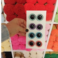 3D Glitterögon • 16 mm • 20 mm • 25 mm • 30 mm • Säkerhetsögon • Sink Eyes • Amigurumi ögon • Virka • Safety eyes • Nalleögon
