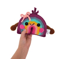 VIRKMÖNSTER Regnbågen Bowii • rainbow • amigurumi virkbeskrivning • crochetbykim • PDF