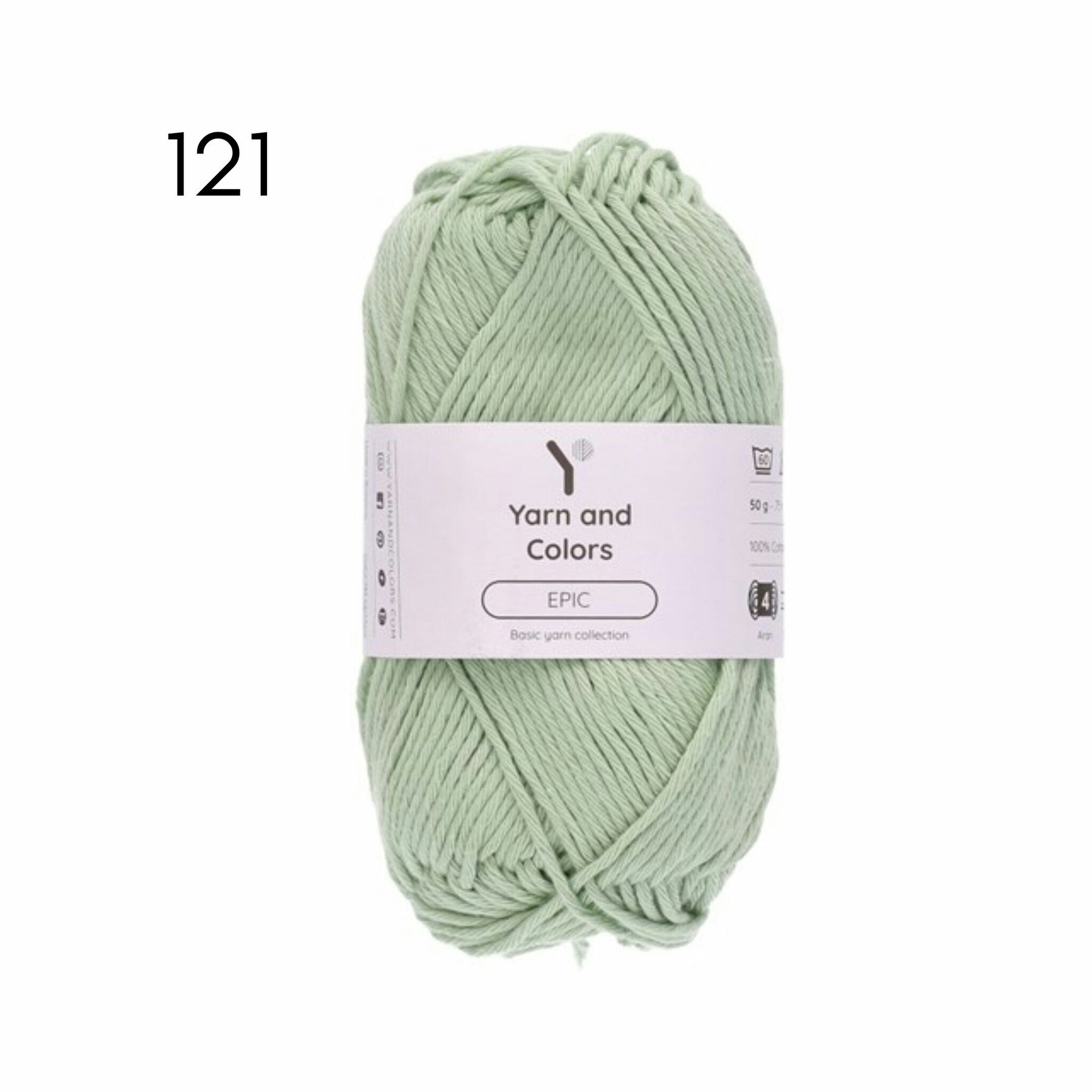 Yarn and colors - EPIC 8/8 bomullsgarn