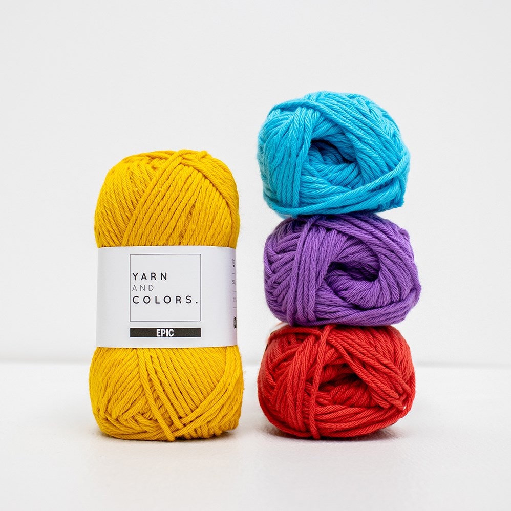 Yarn and colors - EPIC 8/8 bomullsgarn